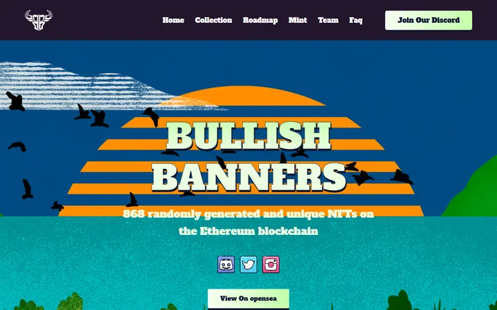 Bullish Banners NFT collection